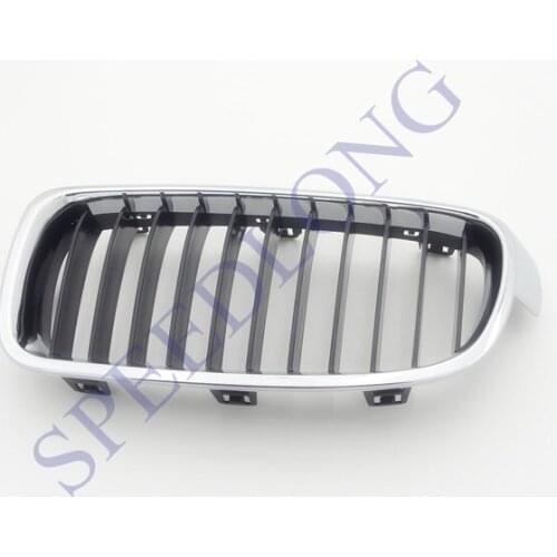1PC LH 51137255411Front Upper Grille with Chromed Frame for BMW 3 Series F30/F35 2012-2014
