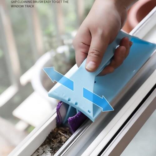 1PC Recess Groove Cleaning Brush Window Door Gap Dirty Brush Sill Cleaner Scraper Crevice Cleaning Plastic Tool U1F6