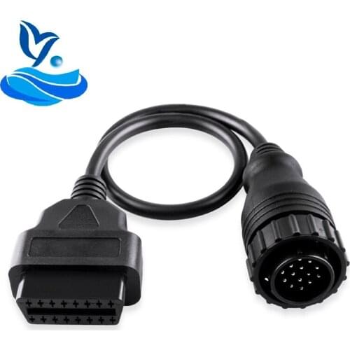 14pin To 16Pin car Diagnostic cable Sprinter 14 Pin To OBDII OBD2 OBD II ODB 2 16 Pin Adapter