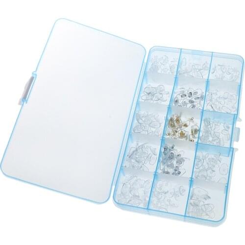 25 Pairs 15 Size Eyeglasses Nose Pads Glasses Adhesive Silicone Anti-Slip Nosepads for Glasses Eyeglasses Sunglasses Clear