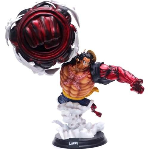 39cm Japanese Anime Figure One Piece GK Monkey D Luffy Gear Fourth Big Fist Ver. PVC Action Figure Collection Model Toy Figure