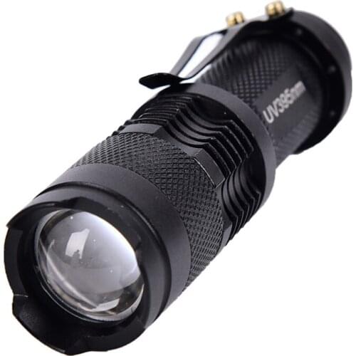 395-400nm Led UV Flashlight Torch Light Ultra Violet Light Blacklight UV Lamp For Marker Checker Detection