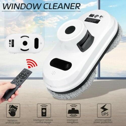 Automatic Window Cleaning Robot Intelligent Window Cleaners Home Glass Washer Remote Control 3 Modes Large Suction