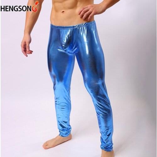 Bigsweety Mens Leather Pants