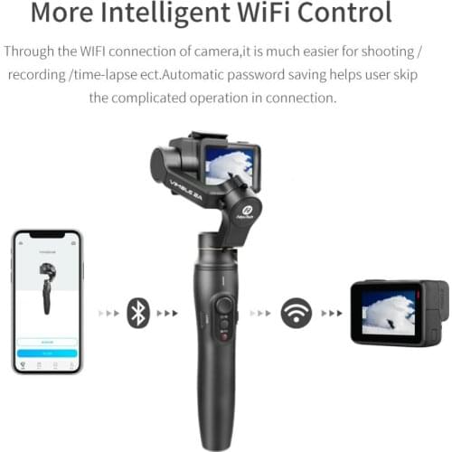 FeiyuTech Vimble 2A Action Camera Handheld Gimbal for Gopro Hero 5 6 7 Stabilizer 18cm Extension Pole Video Gimbal Vimble 2 A