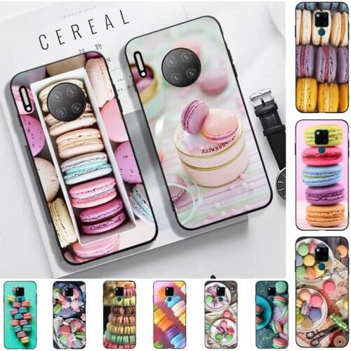 FHNBLJ Colorful Cake Macaroon Phone Case for Huawei Mate 20 10 9 40 30 lite pro X Nova 2 3i 7se