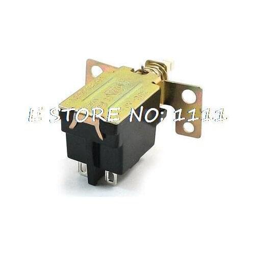 KDC-A04-2 250V AC 5A DPST Self Locking 4 Pin Push Button Power Switch for TV