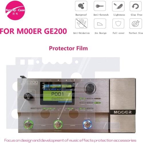 Neway-Case Electric Guitar Effect Protector Film for Mooer GE200 Guitar Effect Bag Accessories