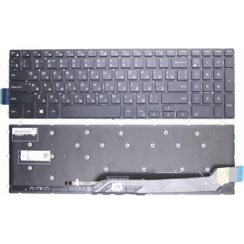 New Original Russian Keyboard for Dell 7566 5567 7567 5570 5568 3579 3779 5587 7588 3581 3582 3583 5581 5582 RU laptop Backlit