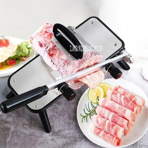 ST209 Frozen Meat Cutter Household Mutton Roll Slicer Meat Roll Slicer Small Beef Planer Manual Vegetable Cutter Hot Pot Slicer