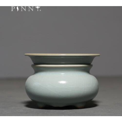 PINNY Retro Ruyao Crack Tea Strainers Chinese Kung Fu Tea Accessories Tea Leaf Spice Filter Pigmented Tea Service