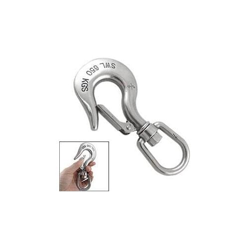 Lifting Hook Stainless Steel Material Swivel Eye Hook Size 5/16 Bear 650kgs