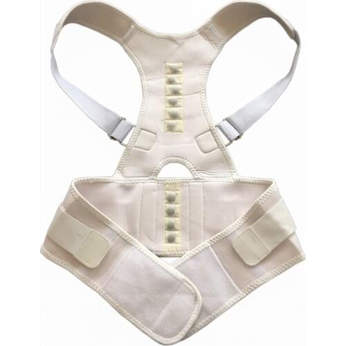 Adjustable Posture Corrector Back Brace Support Corset Men And Women Magnetic Corrector Postural Lumbar Corset Braace Belts