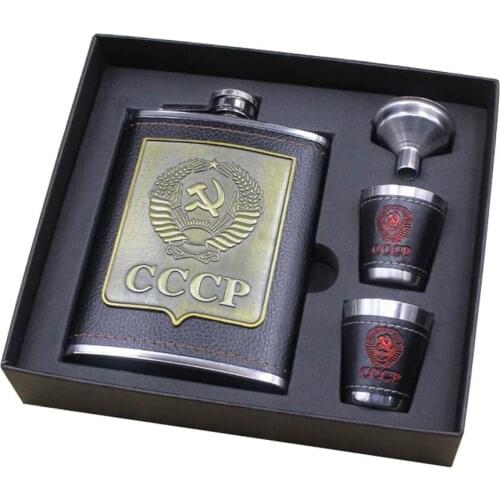 RIOMZDGOO Stainless Steel Flat Flasks