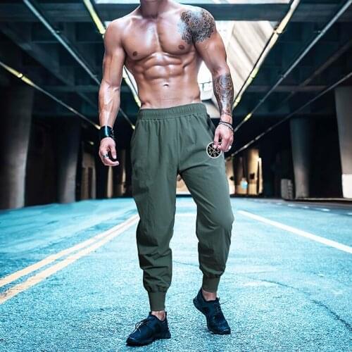 Jogging Pants Men Summer Quick Dry Sweatpants Running Pants Men Gym Pants Joggers Trackpants Sports Pants Bodybuilding Trousers