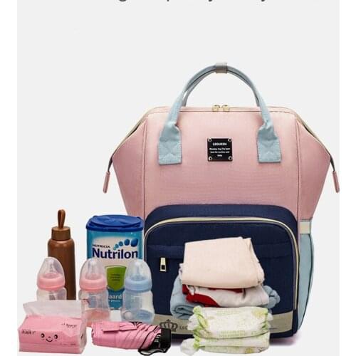 LEQUEEN Fashion Mummy Maternity Nappy Bag Brand Large Capacity Baby Bag Travel Backpack Designer Nursing Bag for Baby Care