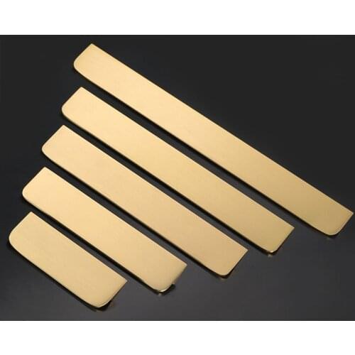 Gold Brass Cabinet Handles Drawer Pull Knob Long Creative Wardrobe Handle Kitchen Cabinet Knobs