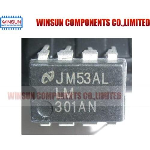 10PCS LM301AN DIP8 LM301 DIP NS Operational Amplifiers LM301A