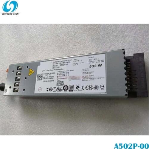 100% working power supply For R610 A502P-00 J38MN 0J38MN 502W Fully tested