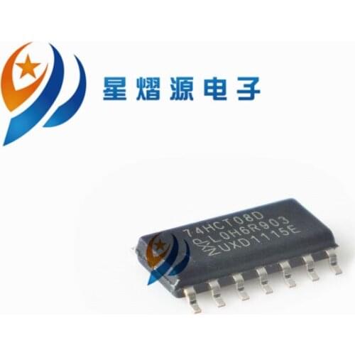 20-100pcs 74HCT08D SOP14 3.9MM NEW IN STOCK