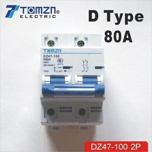 2P 80A 400V 50HZ/60HZ Circuit breaker MCB
