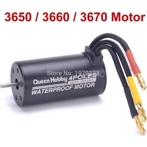 3650 3100KV 3900KV 4300KV 5200KV / 3660 3300KV 3800KV / 3670 2150KV 2650KV Brushless Motor for 1/8 1:8 1/10 1:10 RC Car Truck