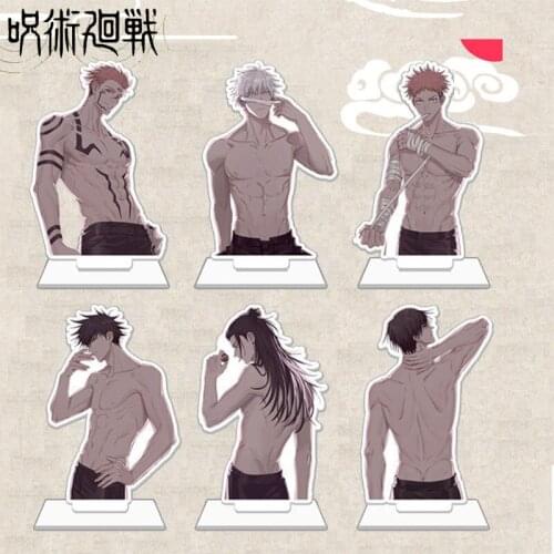 Anime Jujutsu Kaisen Itadori Yuji Ryomen Sukuna Half-length Series Acrylic Figure Stand Display Model Plate Table Decorative