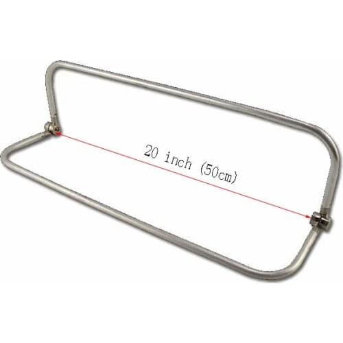 20 inch metal frame aluminum tubular internal hinge Bag frame purse frame