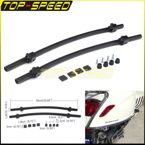 For VESPA SPRINT PRIMAVERA 150 2013-2020 Crash Bar Motorcycle Black Stainless Steel Frame Protection Bumper Front Engine Guard