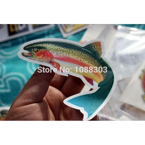 Car Styling Cartoon Auto Body Oil Tank Fish Tank Sticker Decals for Reality Fish Go Fishing