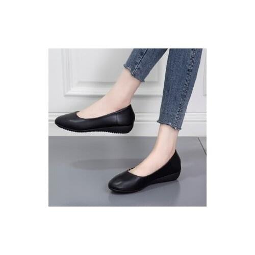 Women Flats Ballet Shoes Women Flats Office Work Shoes Oversize Boat Shoes Cloth Sweet Loafers Womens Pregnant Flats Shoes