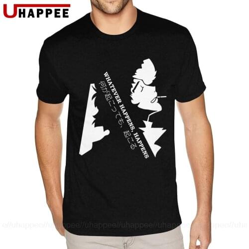 Oversized Cowboy Bebop Spike Spiegel Shirts Men Grunge Style Short Sleeve O Neck Men T Shirts Wholesale Sale Price
