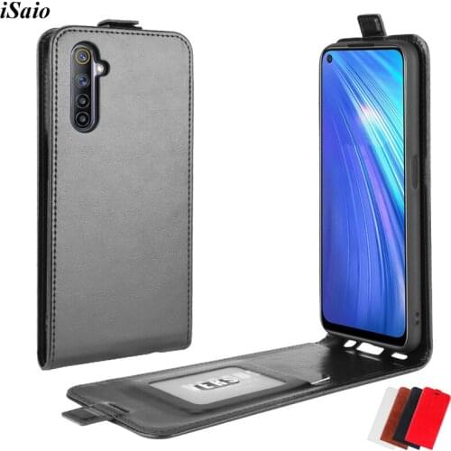 For Oppo Realme 6 6pro Flip Case Leather Cover Funda For Oppo Realme 6 Pro Mobile Phone Case Cover Soft TPU Shell