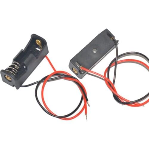 MasterFire 500pcs/lot 12V 23A A23 27A Battery Storage Clip Holder Box Case Doorbell Car Batteries Cell Holder With Wires