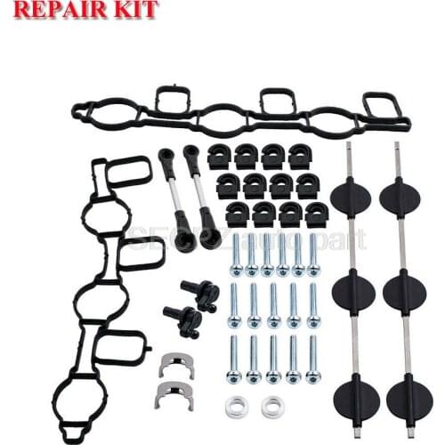 For AUDI VW 2.7 3.0 TDI INLET INTAKE MANIFOLD SWIRL FLAPS SET A4 A5 A6 A8 Q7 059129711CK 059129711DC 059129712BQ