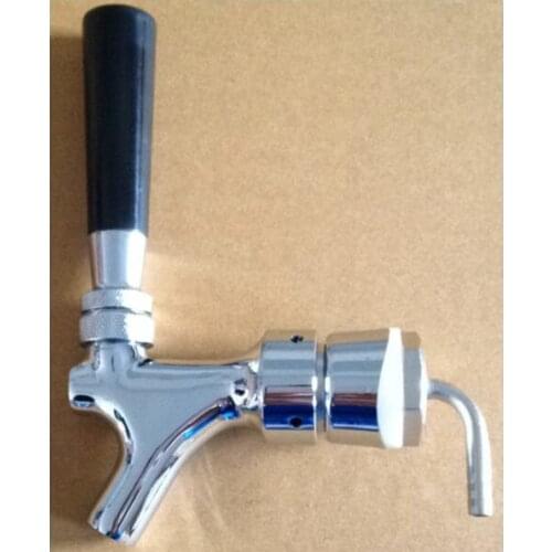 Chrome plated Kegerator Tap homebrew, Bar/Hotel/Restaurant/Living Room beer faucet adjustable, Brass draft beer dispenser faucet
