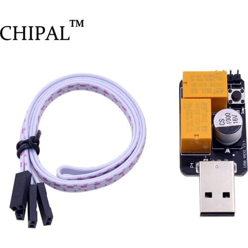 CHIPAL 10PCS Watchdog card USB Unattended Automatic Restart Blue Screen Crash Timer Reboot switch For server monitoring system