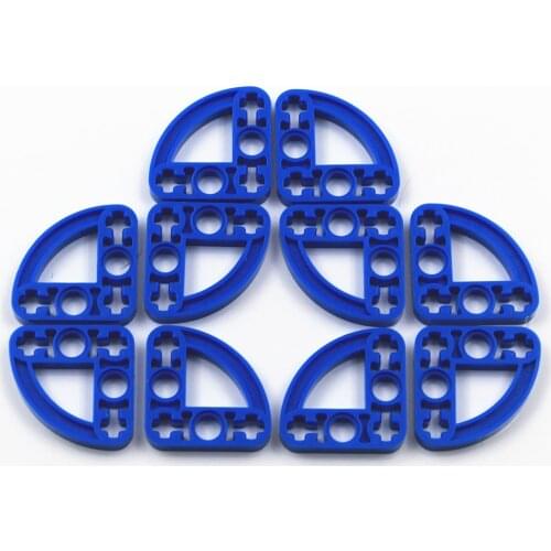 Self-Locking Bricks -- MOC Building Blocks 20PCS HALFBEAM CURVE 3X3 compatible with Lego