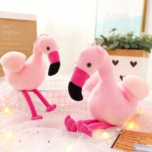 25cm 40cm Pink Flamingo Doll Toy for Girl kids Gifts Brid Plush Toy