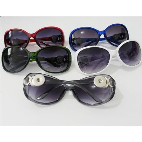Sunglasses 18mm Snap Button Eyewear Sun Glasses For Women Jewelry Gift