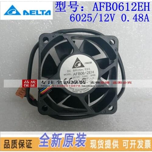 NEW DELTA AFB0612EH 6CM 12V 0.48A 6025 high air volume cooling fan