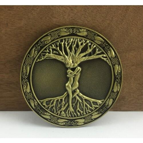 Buckle Club wholesale zinc alloy tree of life western cowboy jeans gift belt buckle FP-02100-3 for 4cm width loop