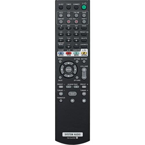 Remote control suitable for sony RM-GJ05K system audio