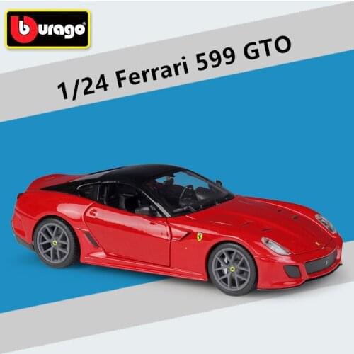 1:24 Ferrari 599 GTO Alloy Sports Car Model Diecasts High Simulation Metal Toy Vehicles Car Model Collection Childrens Toy Gift