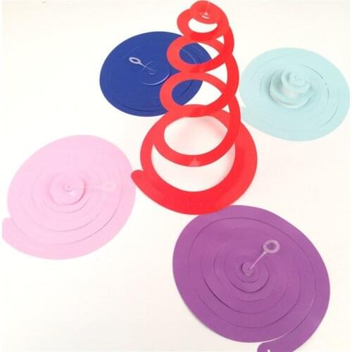 1000pcs 90cm Spiral PVC Ornaments Party Scene Layout Wedding Decor Garland Birthday Decoration Foil Swirls Banner ZA5818