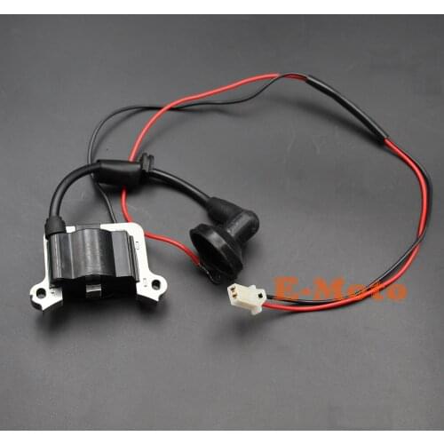 2-STROKE IGNITION COIL PLUG 33cc 43cc 47cc 49cc 50cc POCKET DIRT BIKE ATV SCOOTER NEW E-Moto