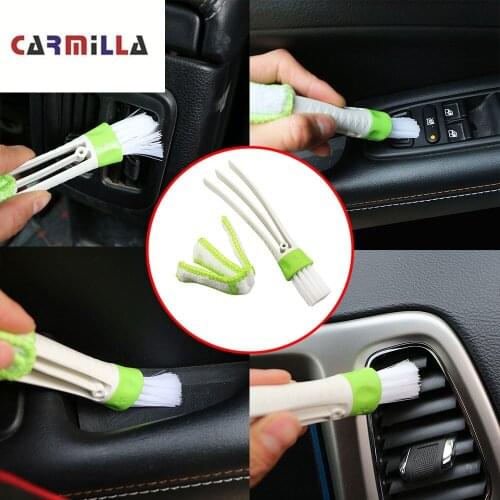 2020 New 1Pc Car Cleaning Brush Accessories for Hyundai IX35 IX45 Sonata Verna Solaris Elantra Tucson Mistra IX25 I30
