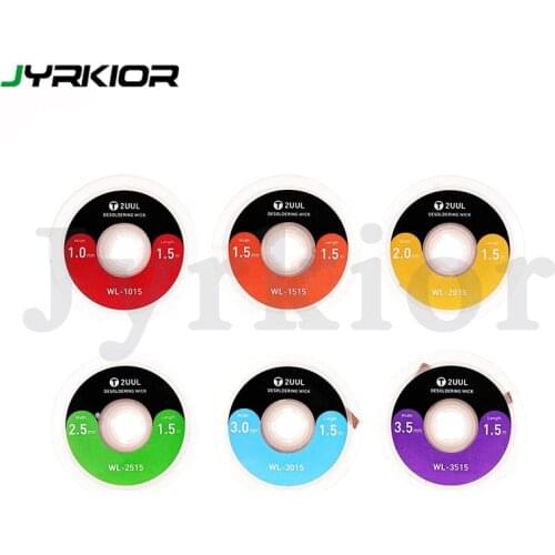 2UUL Solder Wick For Tin Absorbing Excess Solder. Braided Coper Wire Desoldering Wick