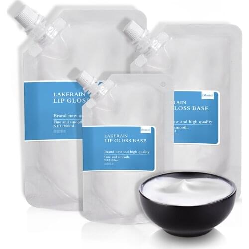 50/100/200ml Matte Lip Gloss Base Oil DIY Lip Gloss Raw Material Gel For Lip Gloss Lipgloss Basic Manual Liquid Lipstick