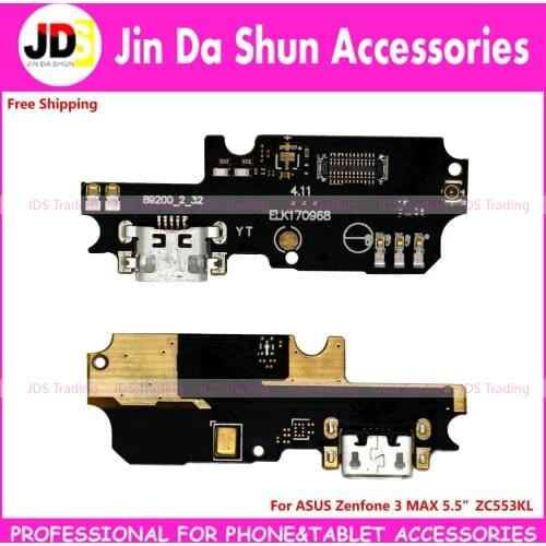 50pcs/lot For ASUS Zenfone 3 MAX ZC520TL,ZC553KL ZC552KL USB Dock Charging Port Flex Charger Connector Board Vibrator Ribbon